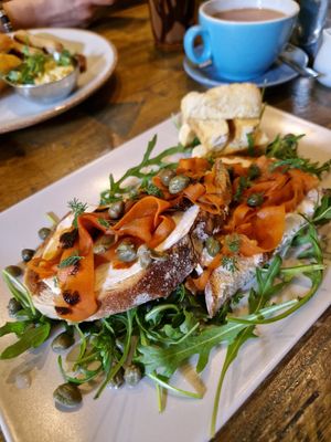 Carrot lox at Seeds for the Soul in Edinburgh