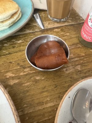 House made bacon  at Seeds for the Soul in Edinburgh