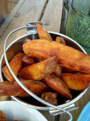 chips at Seeds for the Soul in Edinburgh