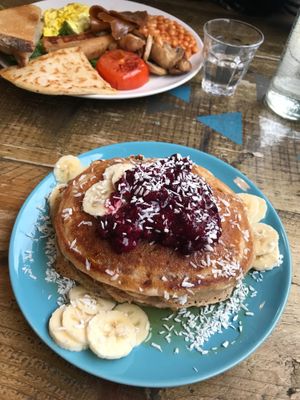 Sweet pancakes  at Seeds for the Soul in Edinburgh