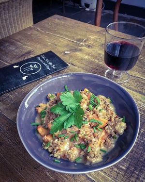 Haggis Poutine  at Seeds for the Soul in Edinburgh