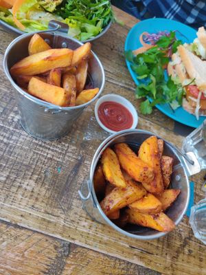 Chips at Seeds for the Soul in Edinburgh