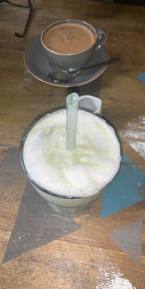Iced Matcha Latte at Seeds for the Soul in Edinburgh