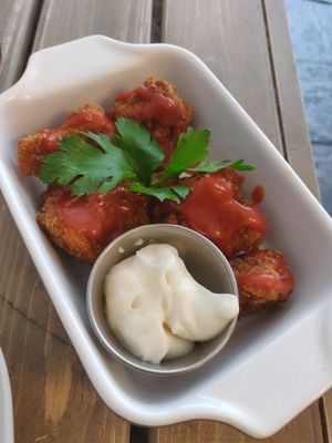 Cauliflower wings at Seeds for the Soul in Edinburgh