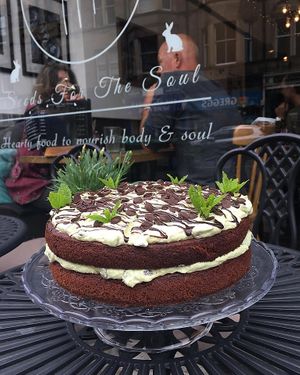 Mint choc chip at Seeds for the Soul in Edinburgh