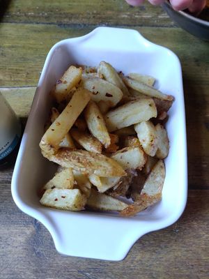 Chips at Seeds for the Soul in Edinburgh