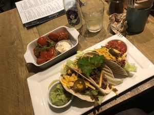 Tacos and Buffalo Cauliflower at Seeds for the Soul in Edinburgh