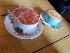 PB Hot choc & Latte at Seeds for the Soul in Edinburgh