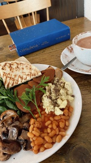 english breakfast  at Seeds for the Soul in Edinburgh