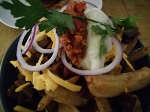 Poutine at Seeds for the Soul in Edinburgh