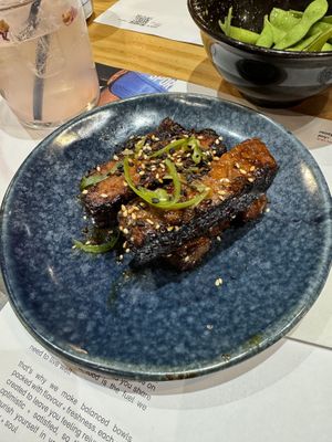 Sticky vegan ribs  at Wagamama in South Wirral