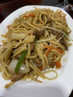 Tallarines 3 delicias veg   at Pato Beikin in Valencia