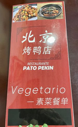 Vegan menu   at Pato Beikin in Valencia
