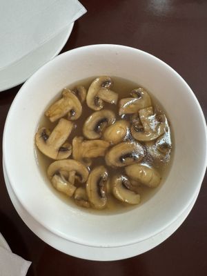 Mushroom soup at Pato Beikin in Valencia