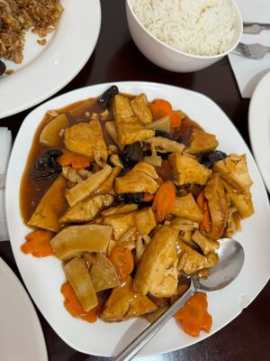 Spicy tofu at Pato Beikin in Valencia