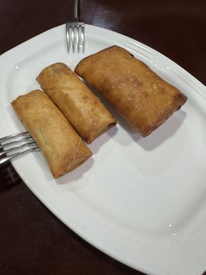 Spring rolls  at Pato Beikin in Valencia