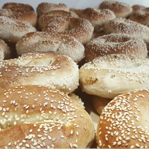 sesame bagels at Medani Bakery in Bondi Junction