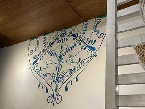 Wall art at Casa Graviola - Leblon in Rio De Janeiro