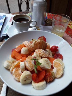 Fruit bowl at Beiyu in Cartagena