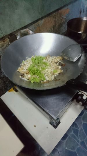 They even let me watch them cook the food so that I could make at home!  at T&I Tien Sin in Pattaya