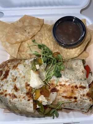 South La Jolla Burrito   at Second Nature in San Diego