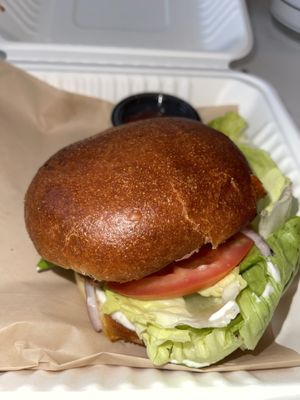 Plant Based Burger   at Second Nature in San Diego