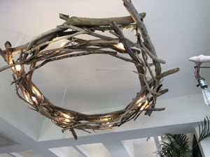 Chandelier  at Plante in Jeju