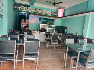 This lovely restaurant is shifted to  5 min away by foot from the main chowk ☺️ at Lumbini Sat Saheb Pure Vegetarian Food in Lumbini