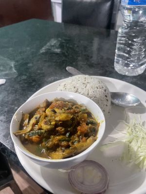 Mushroom curry  at Lumbini Sat Saheb Pure Vegetarian Food in Lumbini