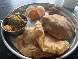   at Lumbini Sat Saheb Pure Vegetarian Food in Lumbini