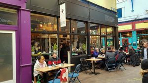 Outside at Federation Coffee in South West London