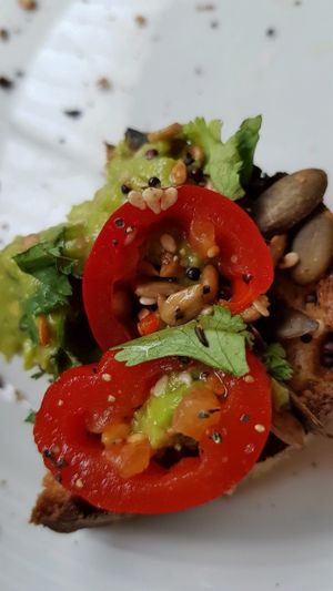 Avocado on sour dough at Federation Coffee in South West London