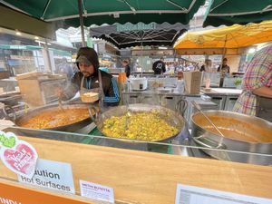 Yum at Gujarati Rasoi - Borough Market Food Stall in South East London