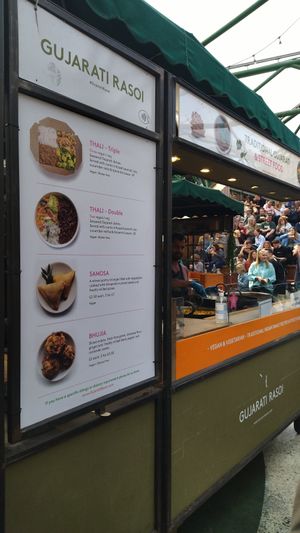  at Gujarati Rasoi - Borough Market Food Stall in South East London