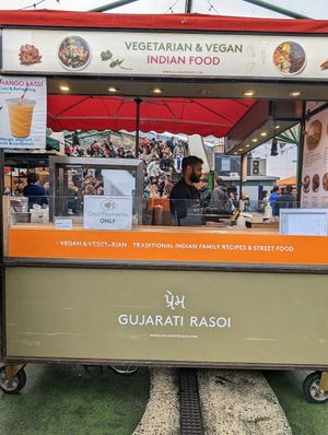  at Gujarati Rasoi - Borough Market Food Stall in South East London
