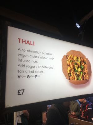 Thali at Gujarati Rasoi - Borough Market Food Stall in South East London
