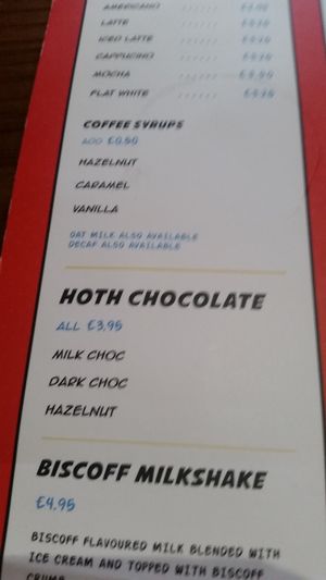 Vegan hot chocolate available, just ask for their cocoa mix at Piecaramba in Southampton