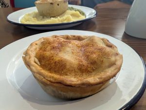 Bbq jackfruit pie at Piecaramba in Southampton