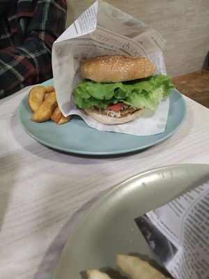 Gallego burguer at Veggie Burger in Vigo