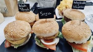 Degustación at Veggie Burger in Vigo