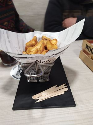 Patatas at Veggie Burger in Vigo