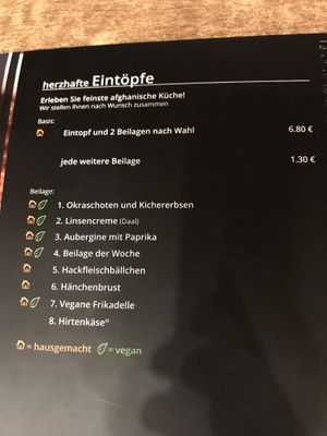 One-pot meals  at Die Waffel in Wiesbaden