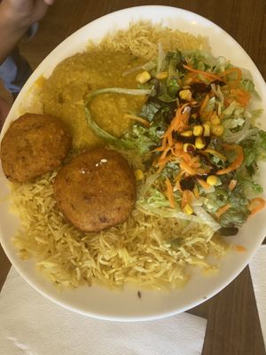 Vegan rice plate   at Die Waffel in Wiesbaden