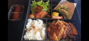 Bento box Katsu (vegan) at Tatsu in Fortitude Valley