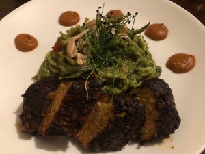 Zoodles and Tempeh at Moxie in Colorado Springs