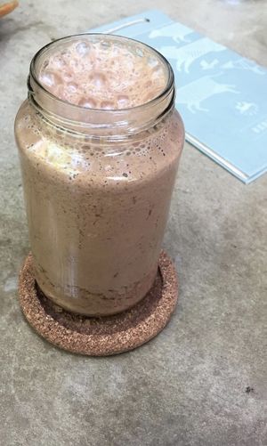 Smoothie  at Justo Restaurant in Medellin