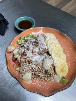 French toast  at Justo Restaurant in Medellin