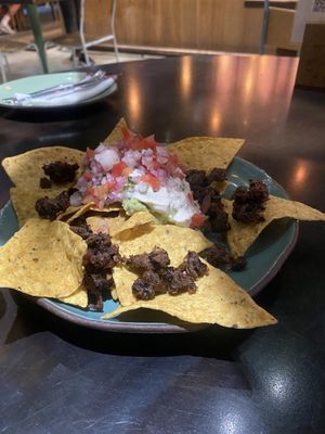 Nachos  at Justo Restaurant in Medellin
