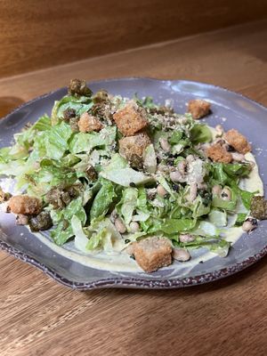 Caesar salad   at Justo Restaurant in Medellin