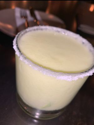  Avocado margarita   at Justo Restaurant in Medellin